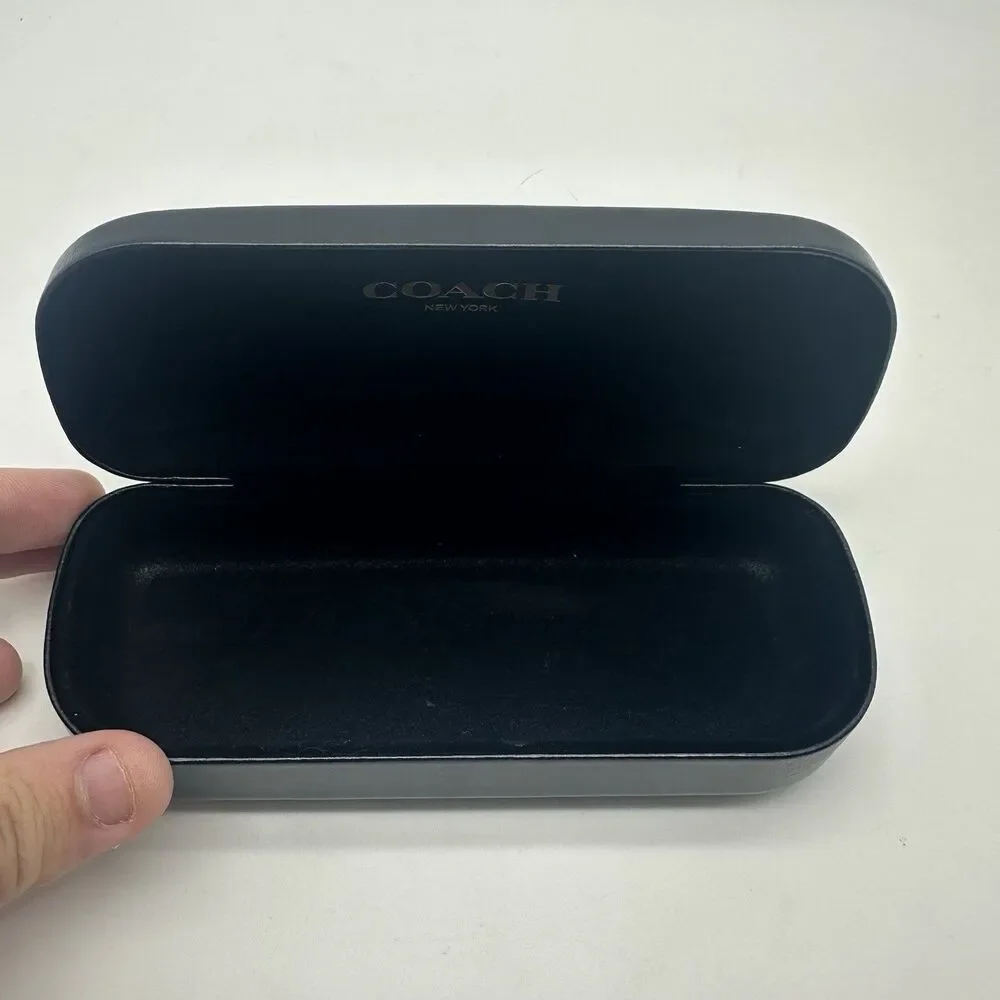 Coach New York Black Eyeglasses/Sunglasses Hard Case